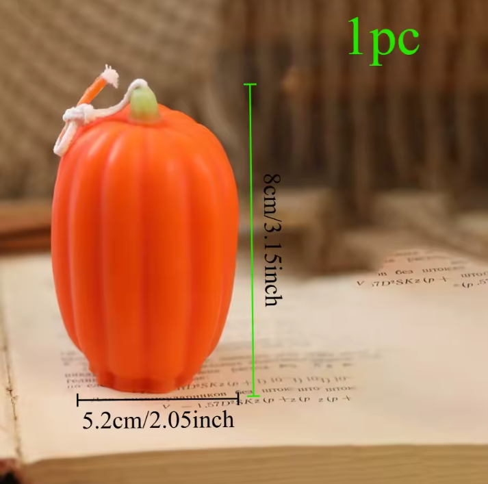 Pumpkin Shaped Candle