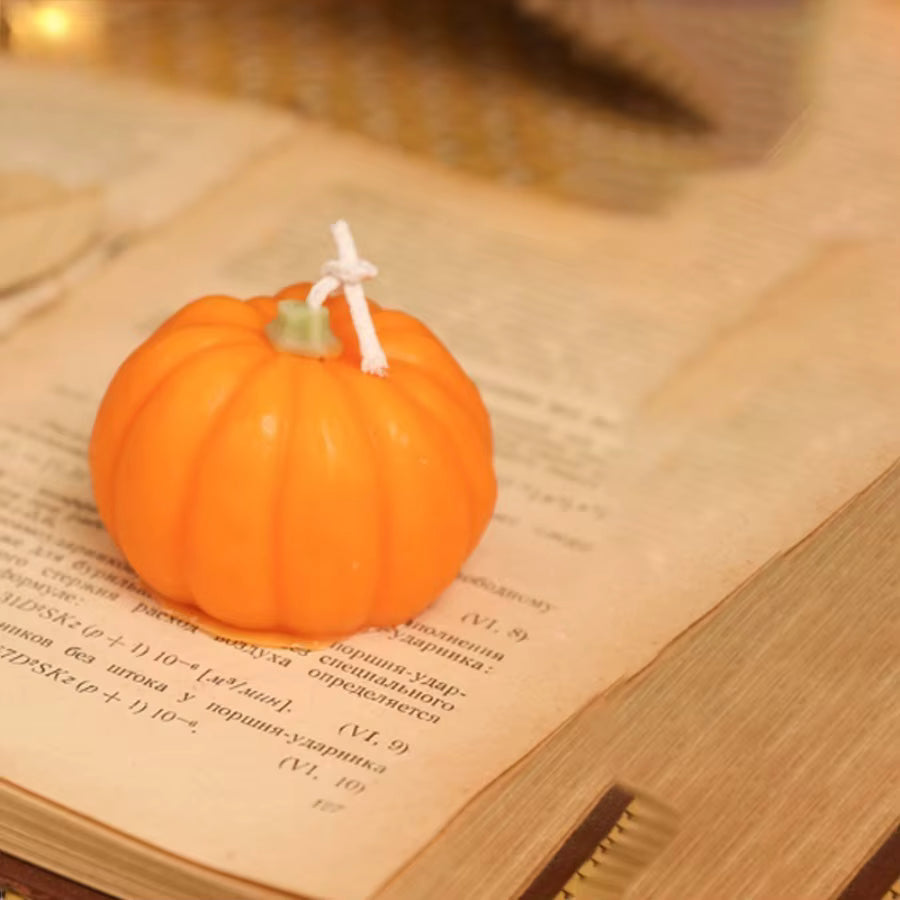 Pumpkin Shaped Candle