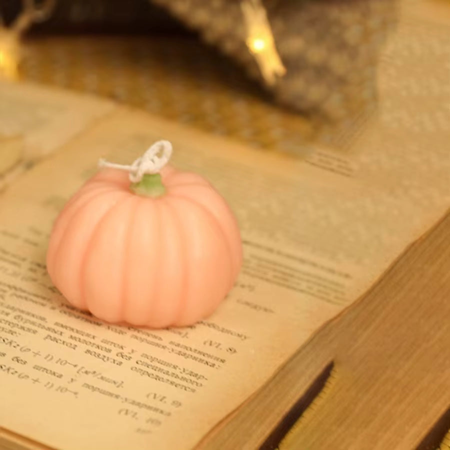 Pumpkin Shaped Candle