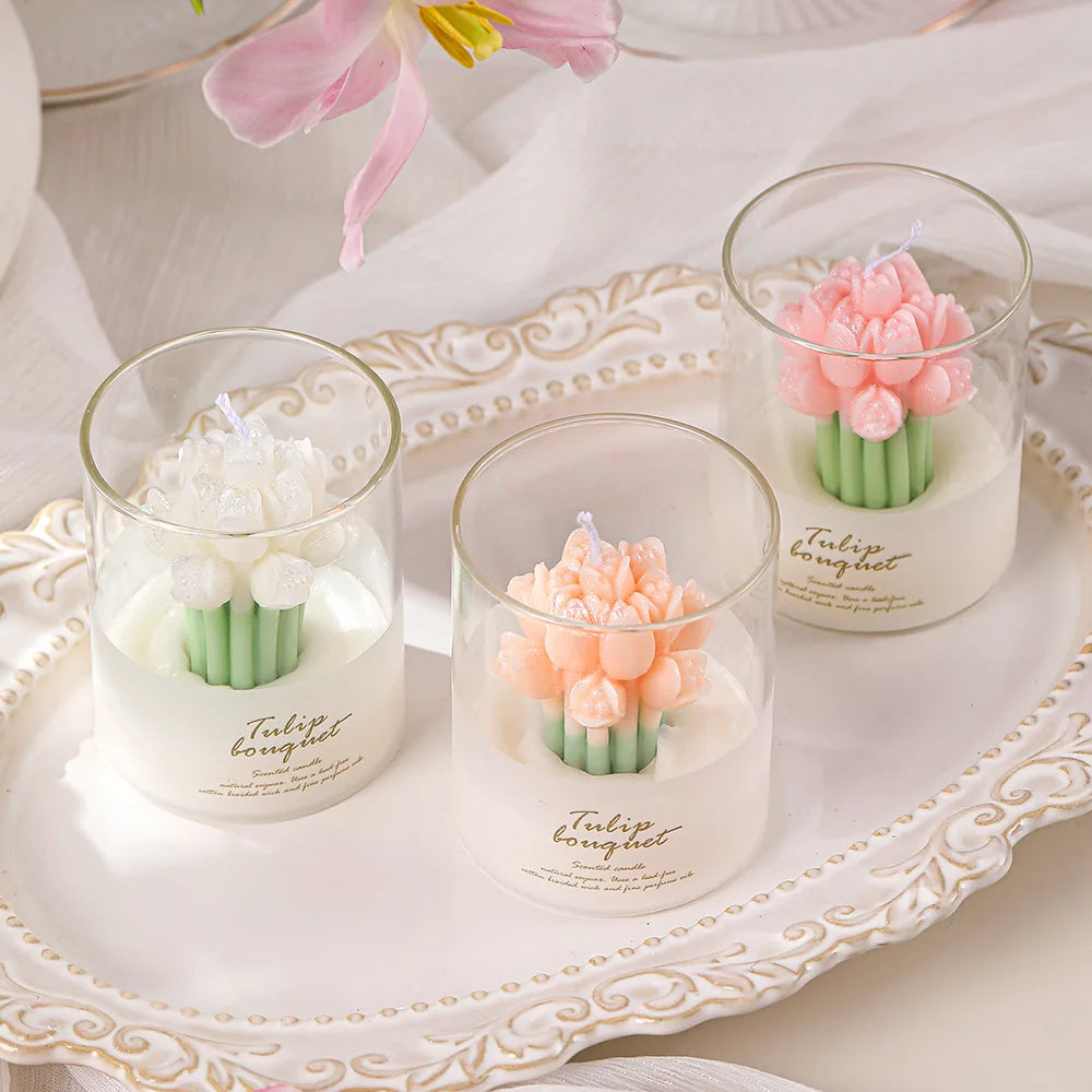 Flower Scented Candle