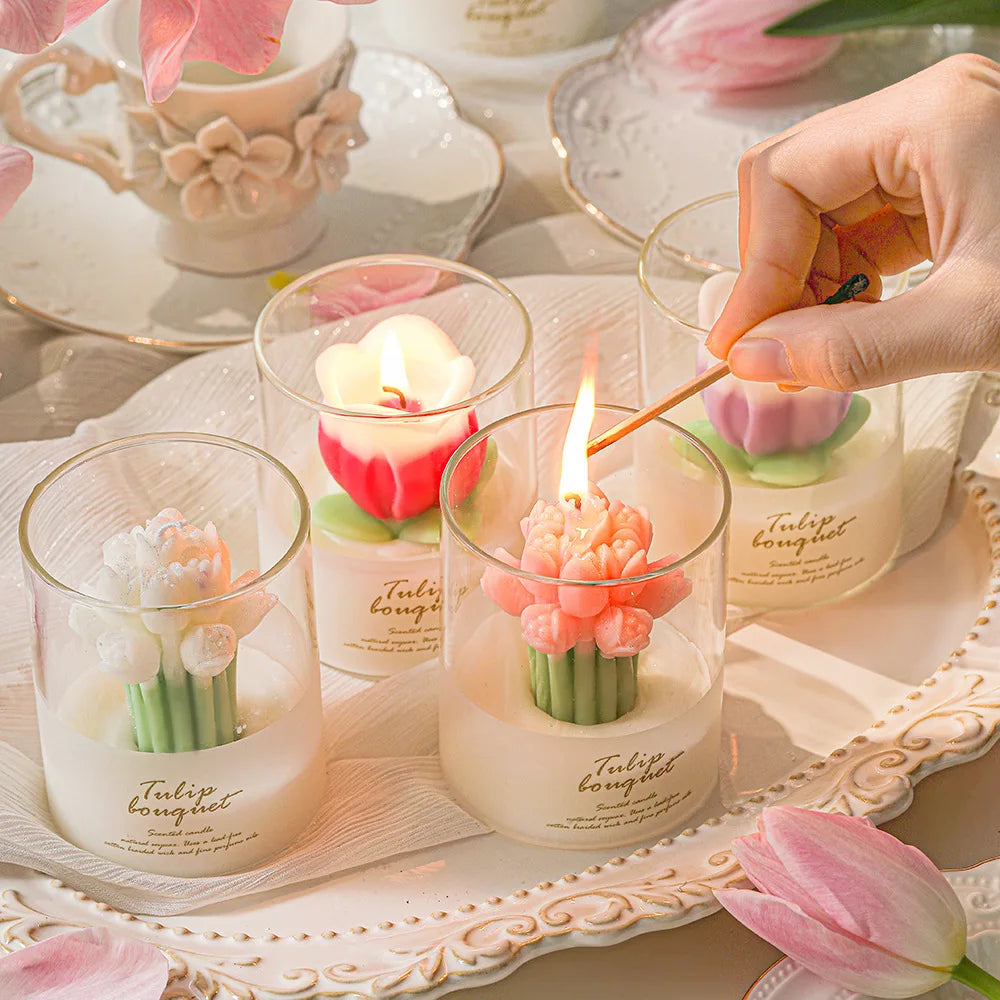 Flower Scented Candle