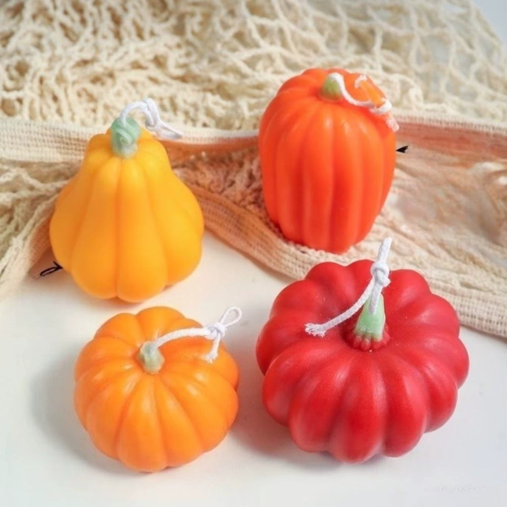 Pumpkin Shaped Candle