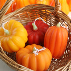 Pumpkin Shaped Candle